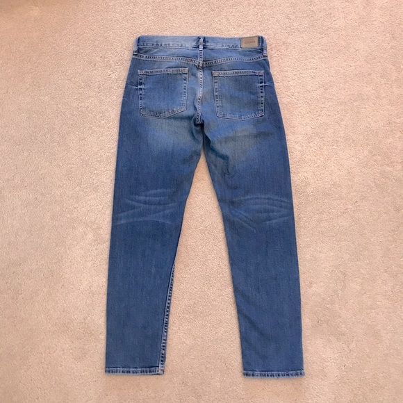 Fossil Denim Blue Jeans Women Size 2 Waist 25 True Boyfriend Button Fly Low Rise - Picture 3 of 12